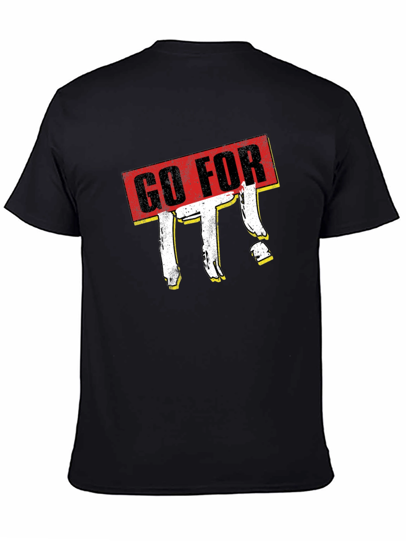 Go For It! Graphic Tee - Black