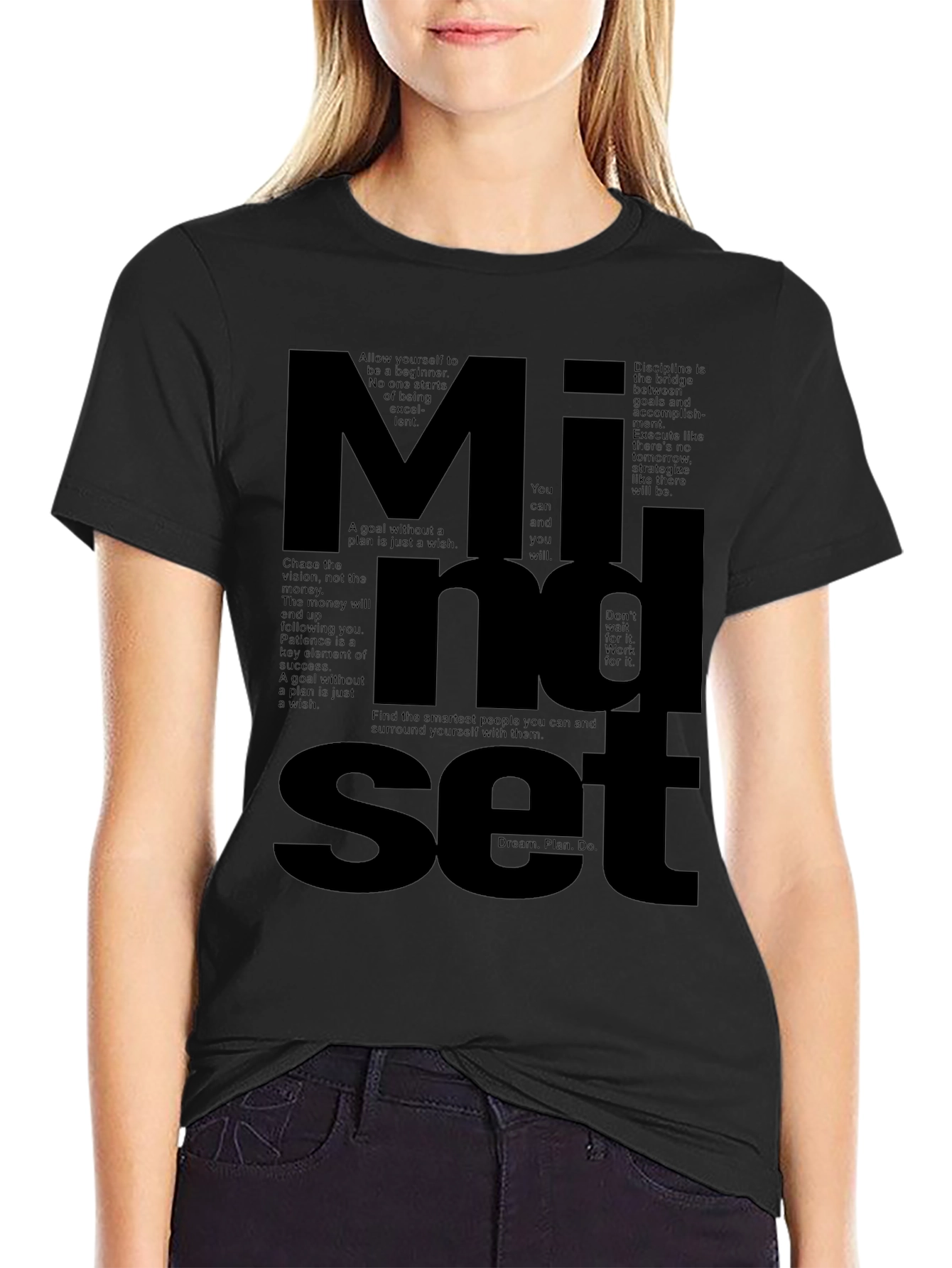 Mindset Graphic Tee - Motivational T-Shirt for Men