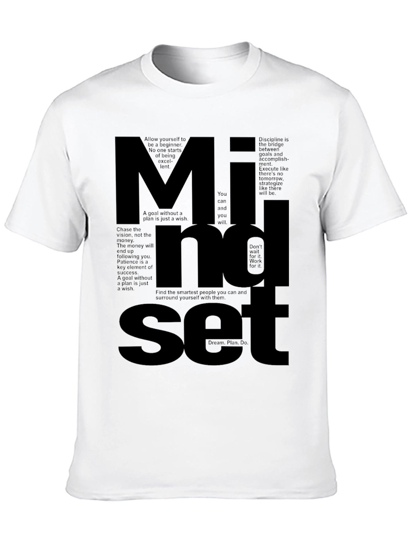 Mindset Graphic Tee - Motivational T-Shirt for Men