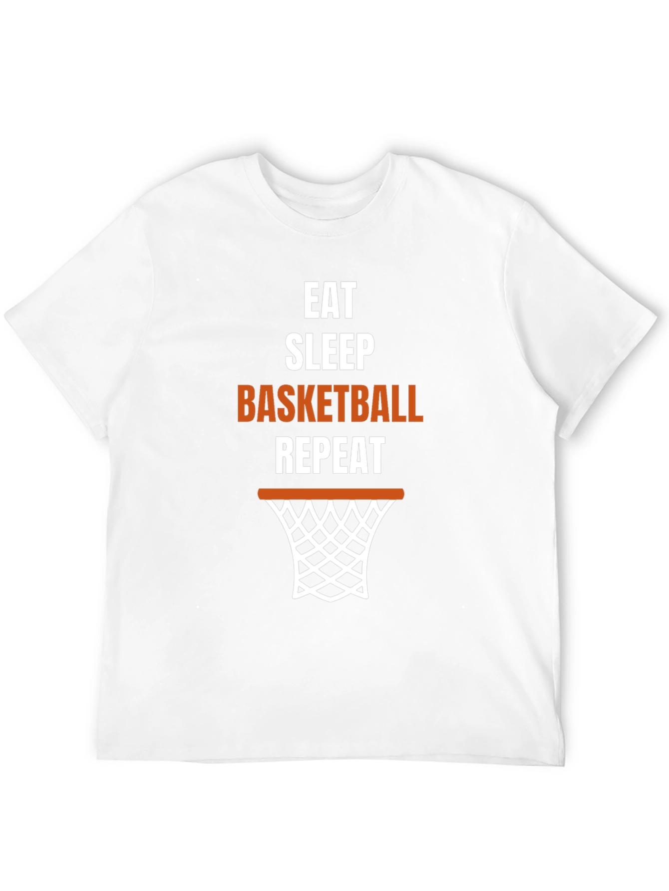 Eat Sleep Basketball Repeat Graphic T-Shirt