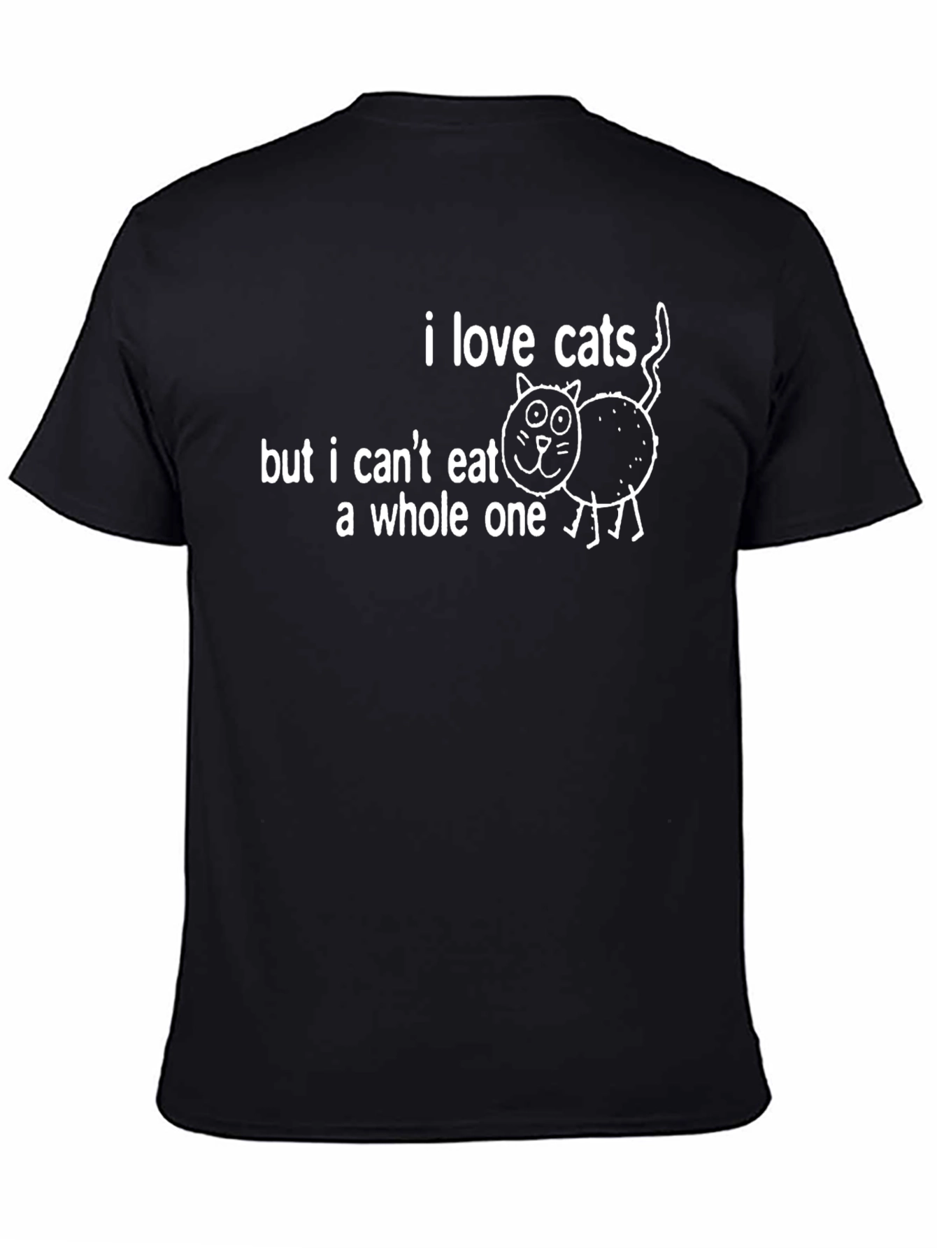 I Love Cats Funny Graphic Tee