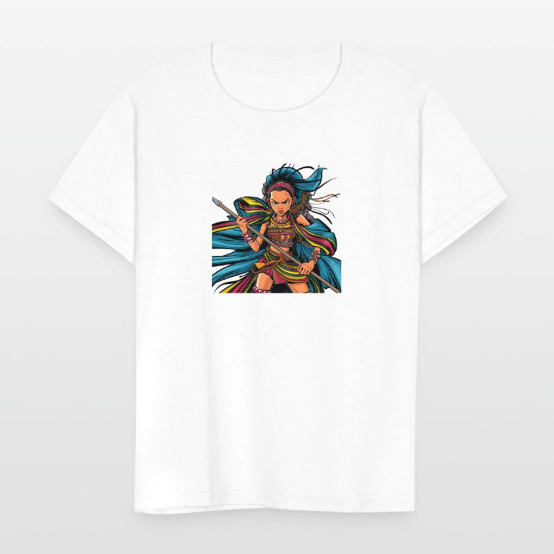 Maasai anime warrior girl