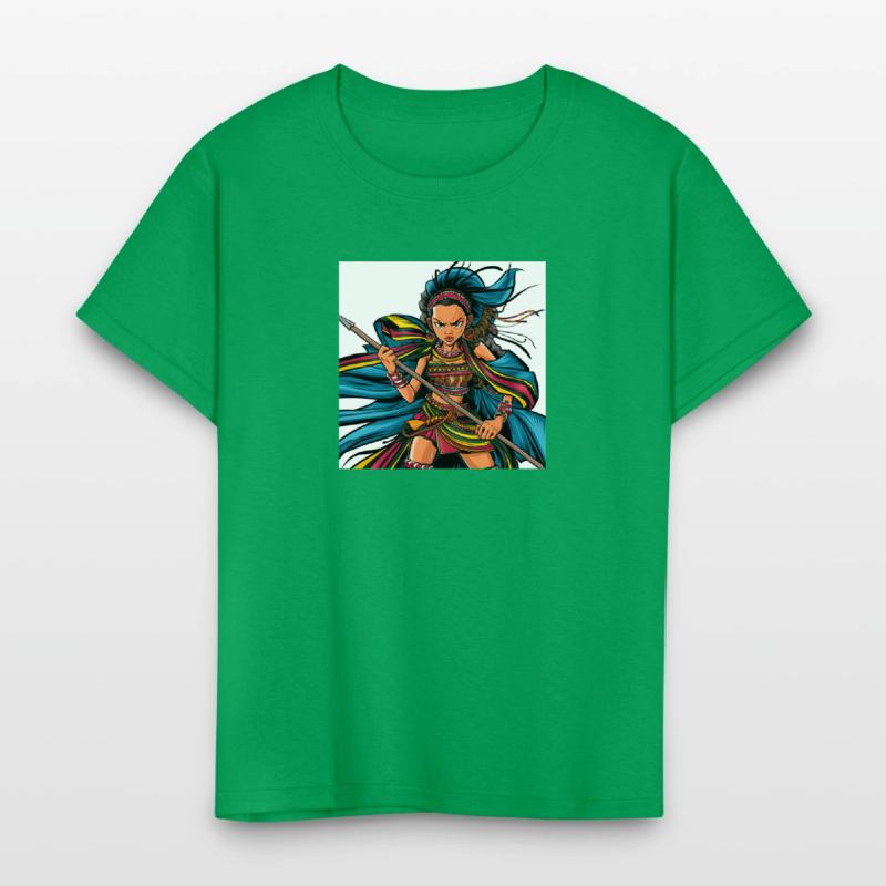 Maasai anime warrior girl