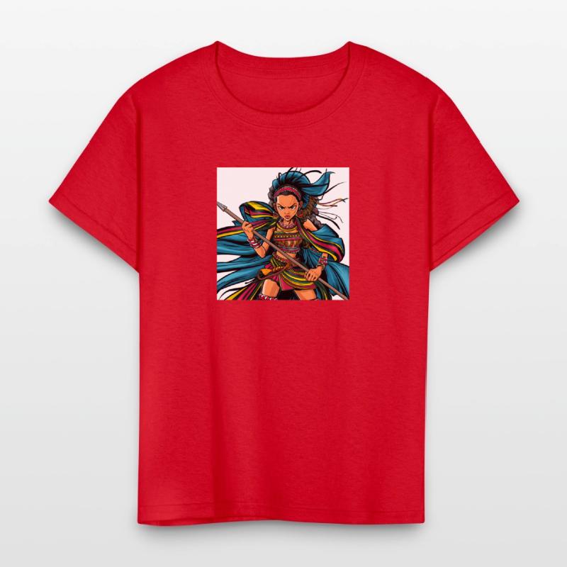 Maasai anime warrior girl