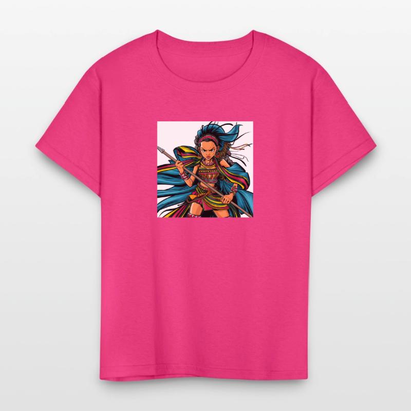 Maasai anime warrior girl