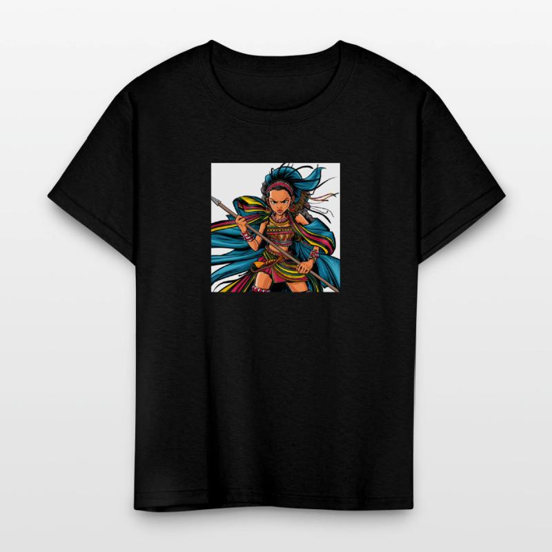 Maasai anime warrior girl