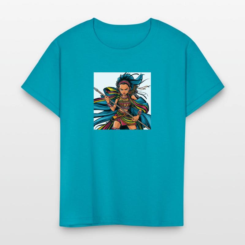 Maasai anime warrior girl