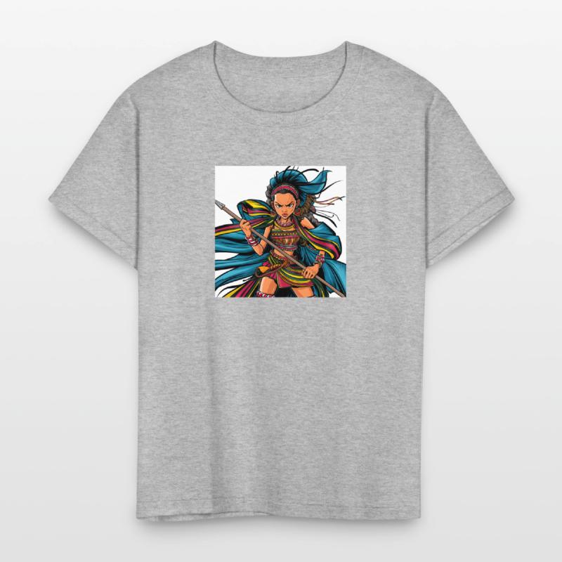 Maasai anime warrior girl