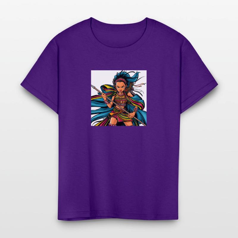 Maasai anime warrior girl
