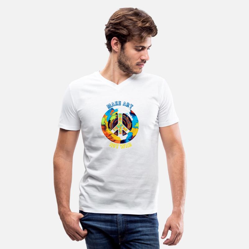 Make Art Not War | Art Lovers & Hippie Peace Sign