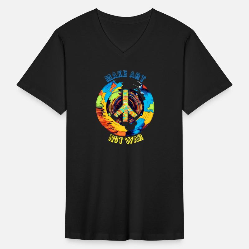 Make Art Not War | Art Lovers & Hippie Peace Sign