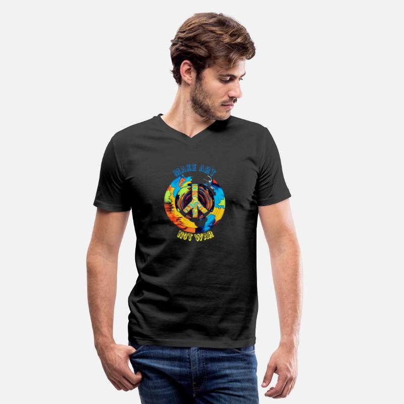 Make Art Not War | Art Lovers & Hippie Peace Sign
