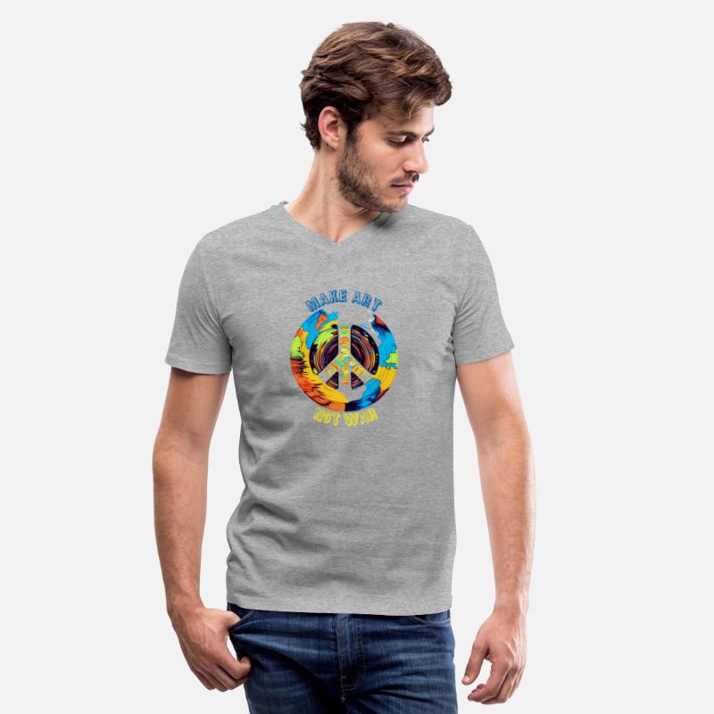 Make Art Not War | Art Lovers & Hippie Peace Sign