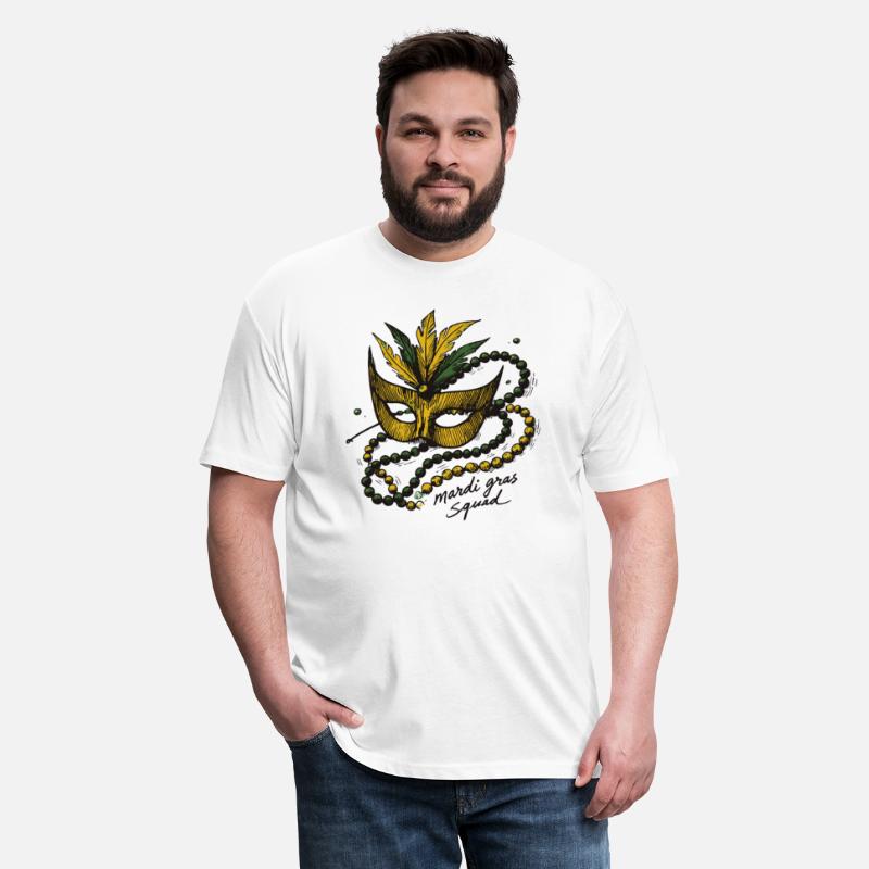 Mardi Gras Squad Mask Beads Festive Spirit