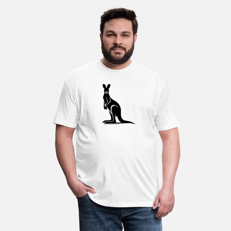 Marsupials Of The Wild Kangaroo Silhouette