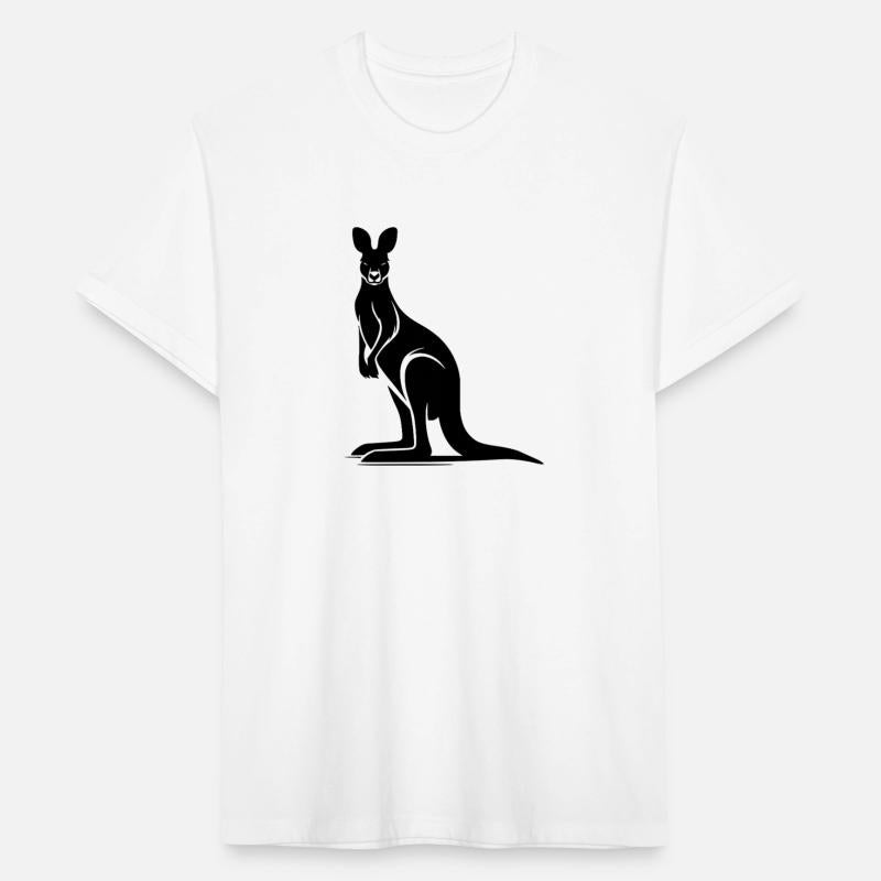 Marsupials Of The Wild Kangaroo Silhouette