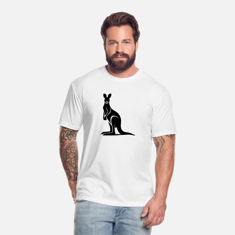 Marsupials Of The Wild Kangaroo Silhouette