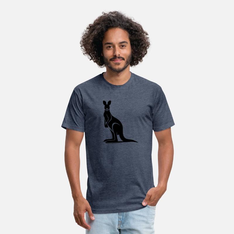 Marsupials Of The Wild Kangaroo Silhouette
