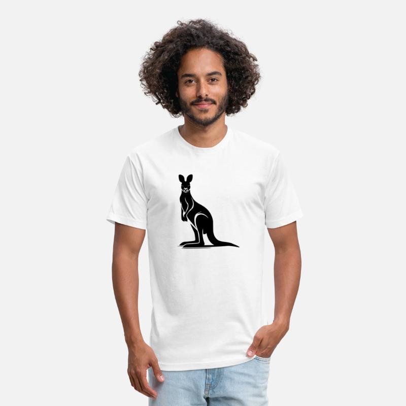 Marsupials Of The Wild Kangaroo Silhouette