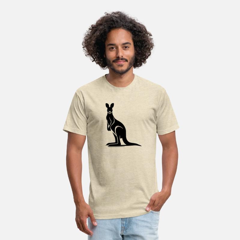Marsupials Of The Wild Kangaroo Silhouette