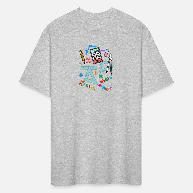 Math symbols and drawing tools colorful