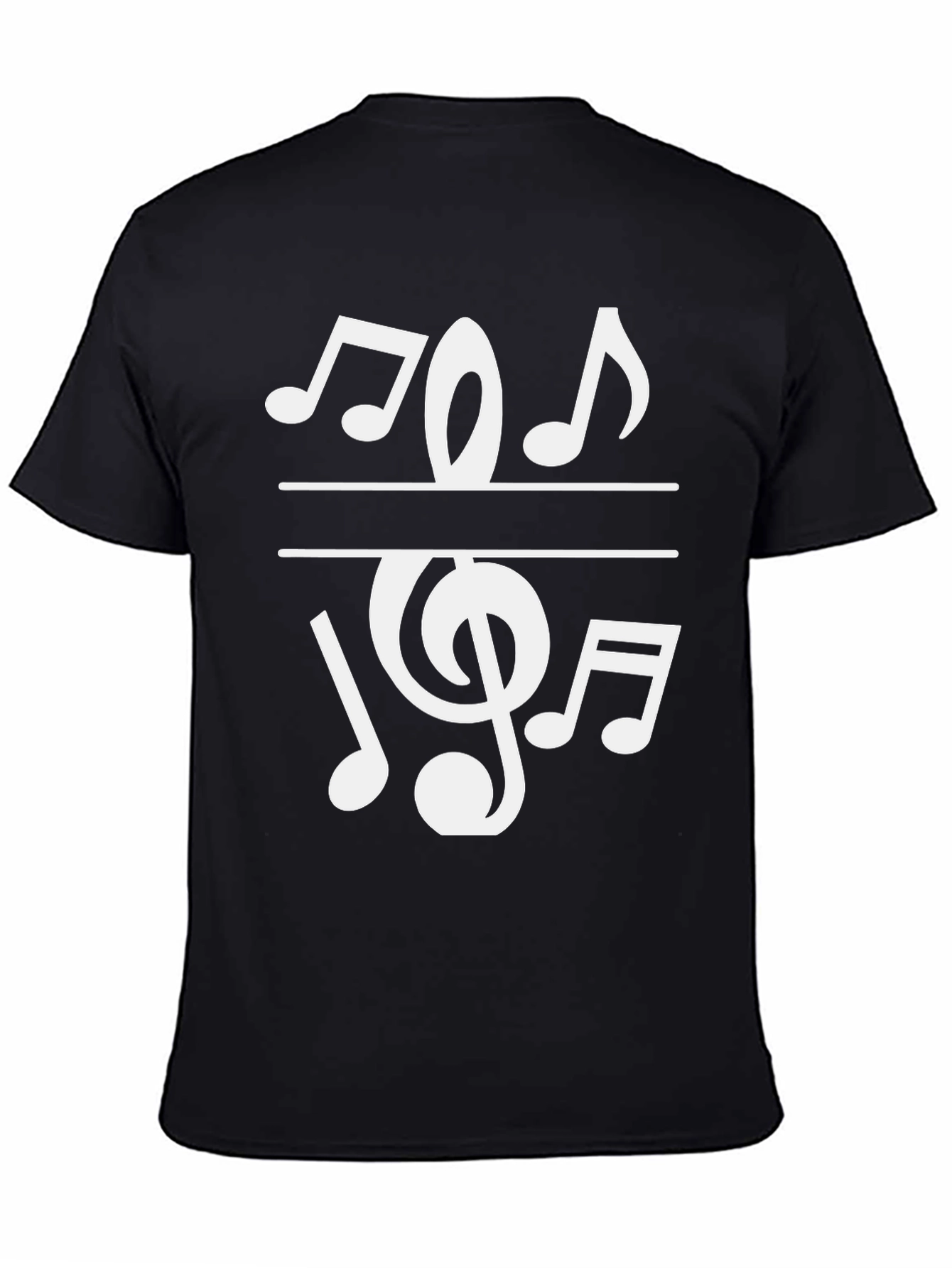 Musical Notes Graphic T-Shirt