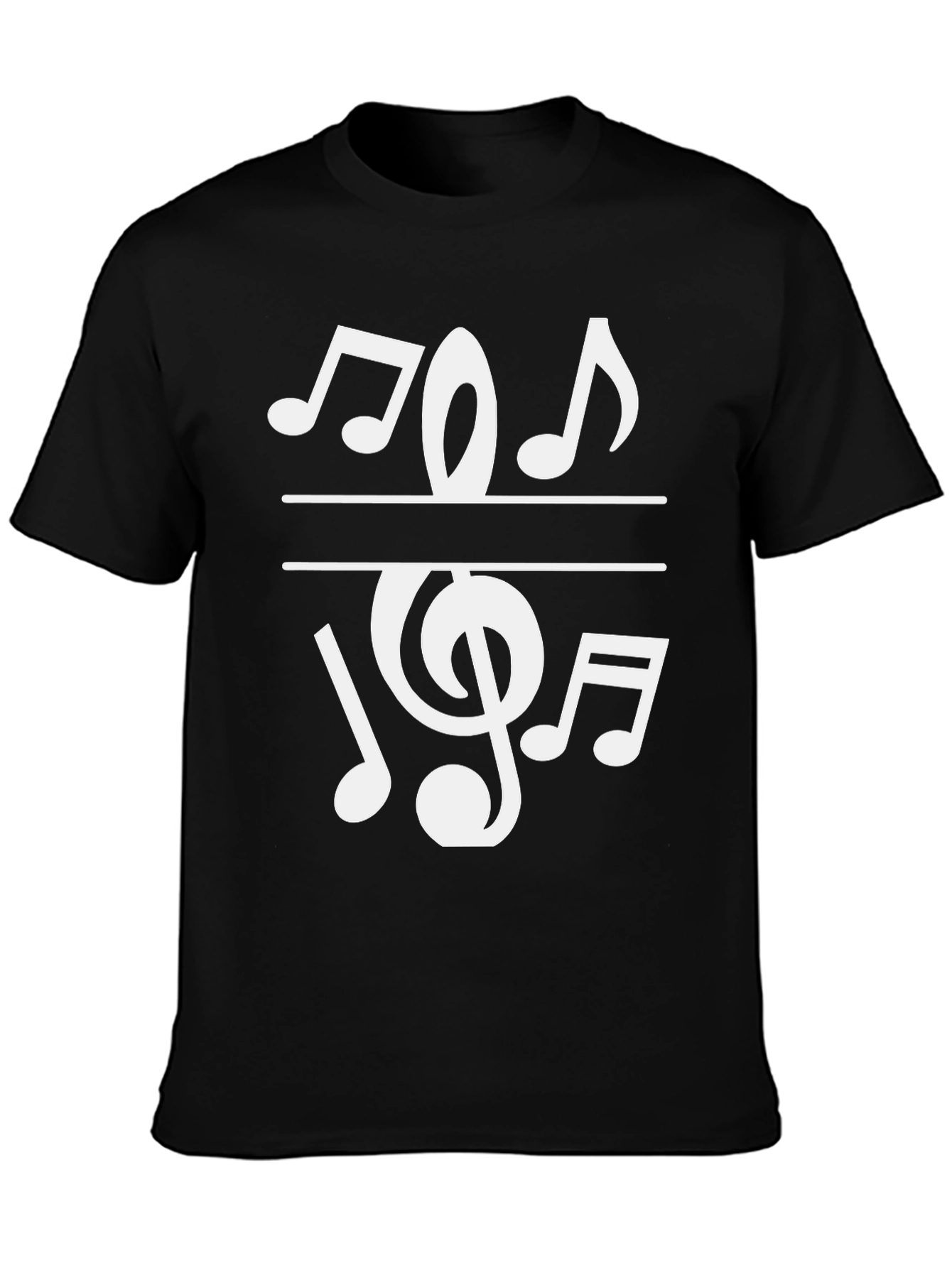 Musical Notes Graphic T-Shirt