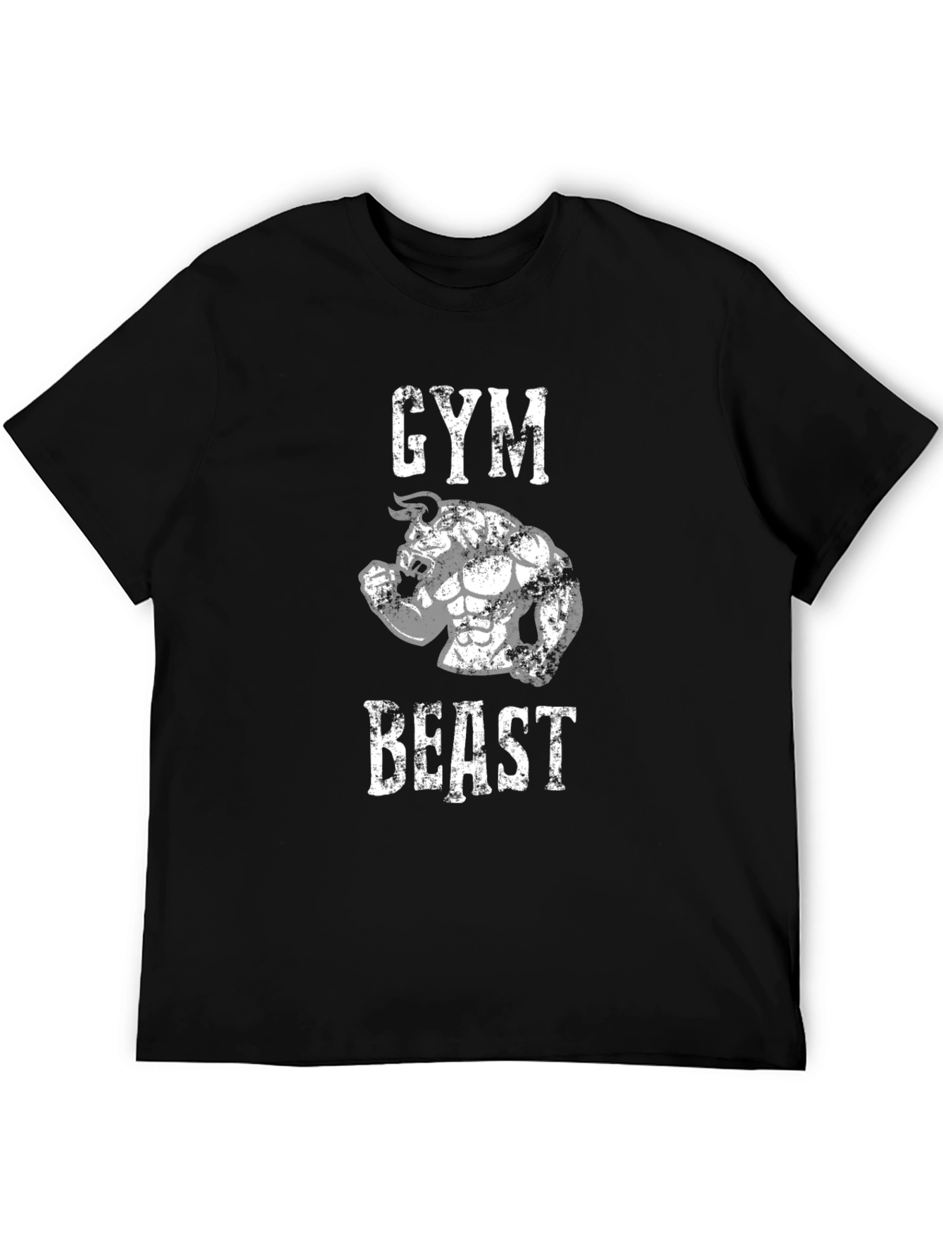 Gym Beast Graphic Tee - Mens Black T-Shirt