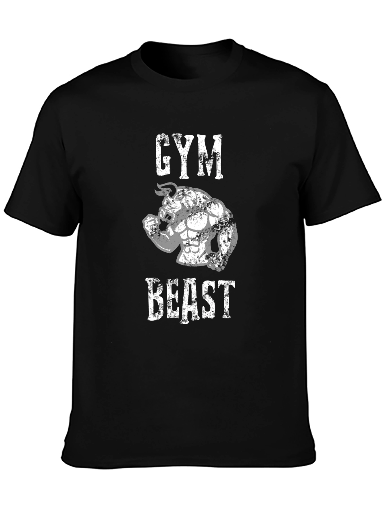 Gym Beast Graphic Tee - Mens Black T-Shirt