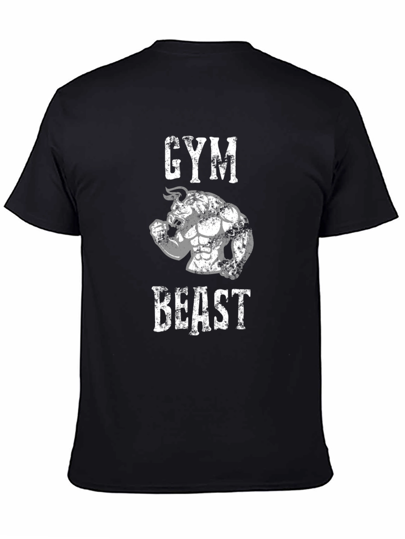Gym Beast Graphic Tee - Mens Black T-Shirt