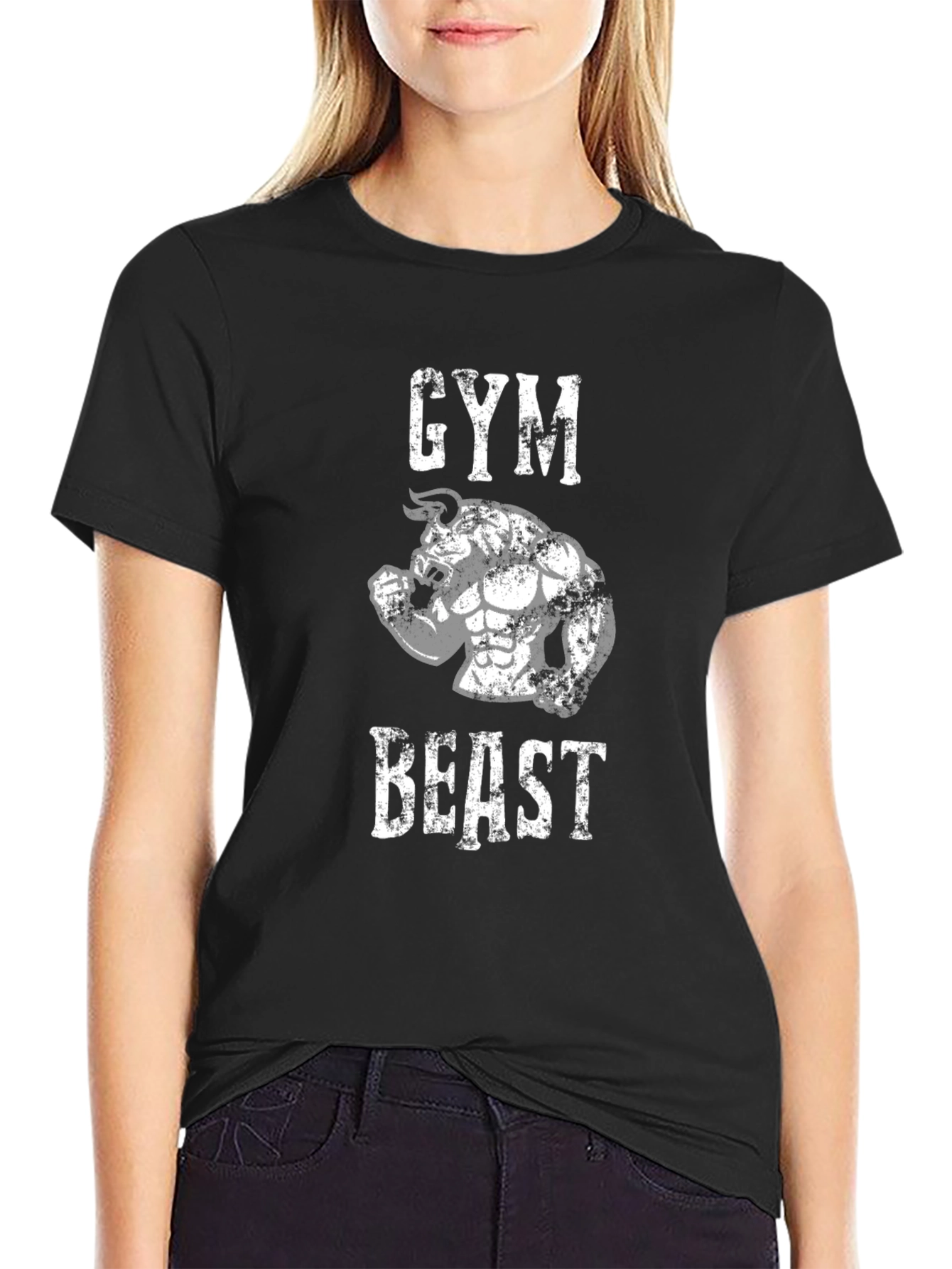 Gym Beast Graphic Tee - Mens Black T-Shirt