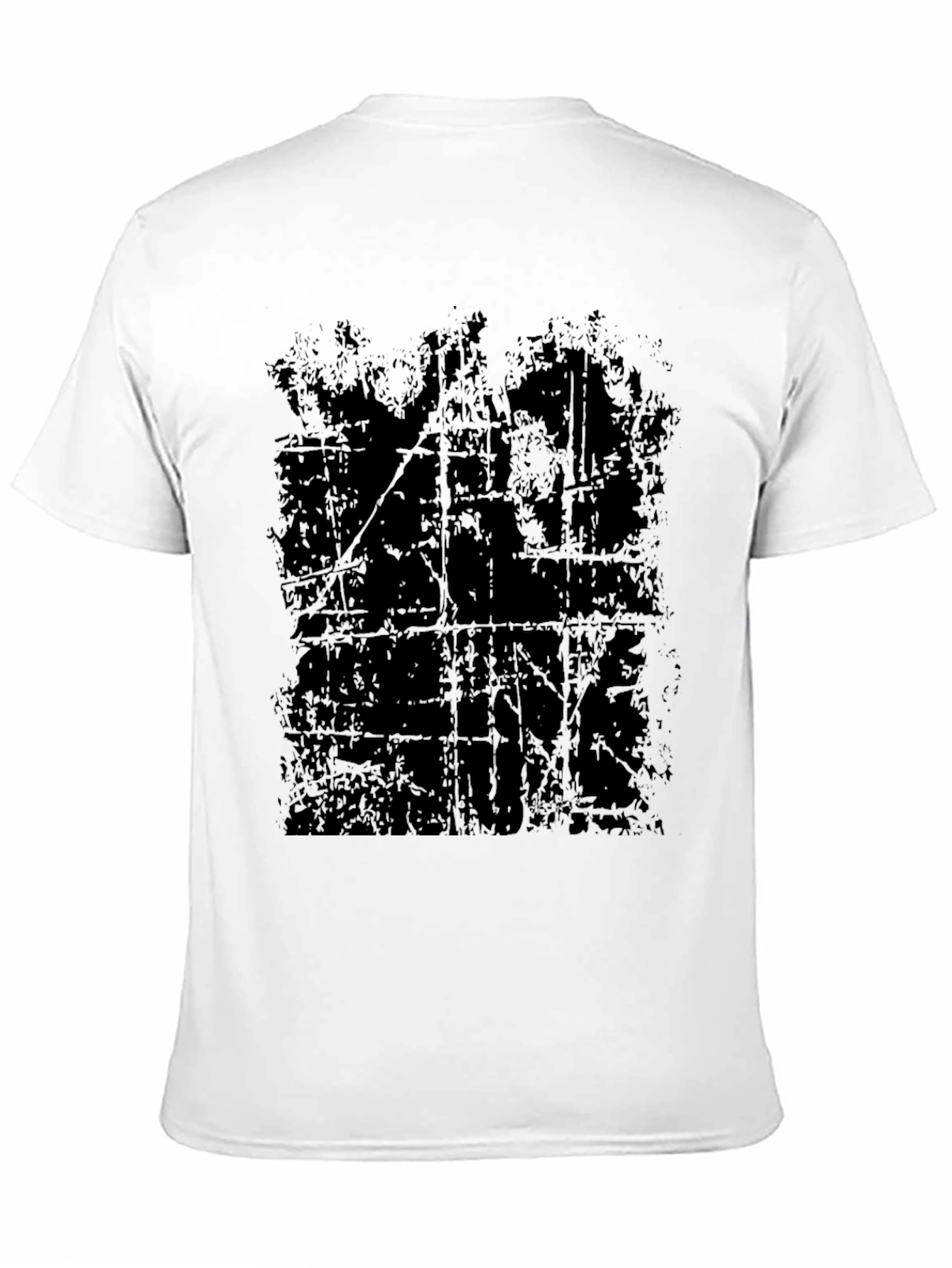 Distressed Graphic Black T-Shirt
