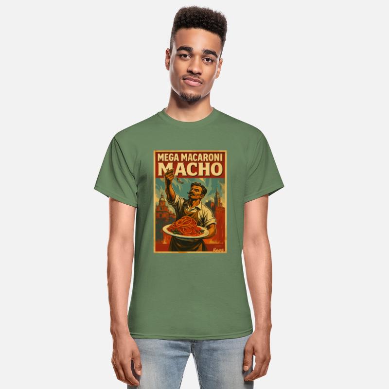 Mega Macaroni Macho – Pasta Power Pose