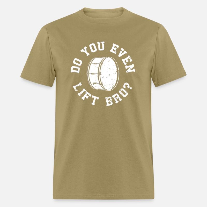 Mens Funny Bass Drum Marching Band Drummer