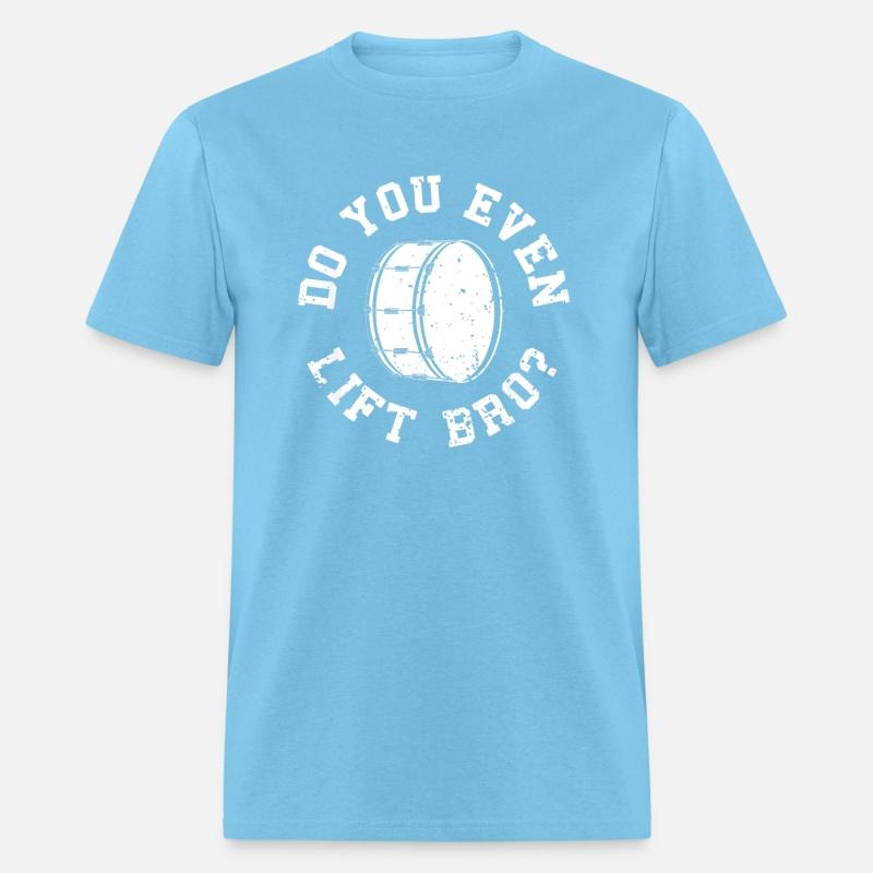 Mens Funny Bass Drum Marching Band Drummer