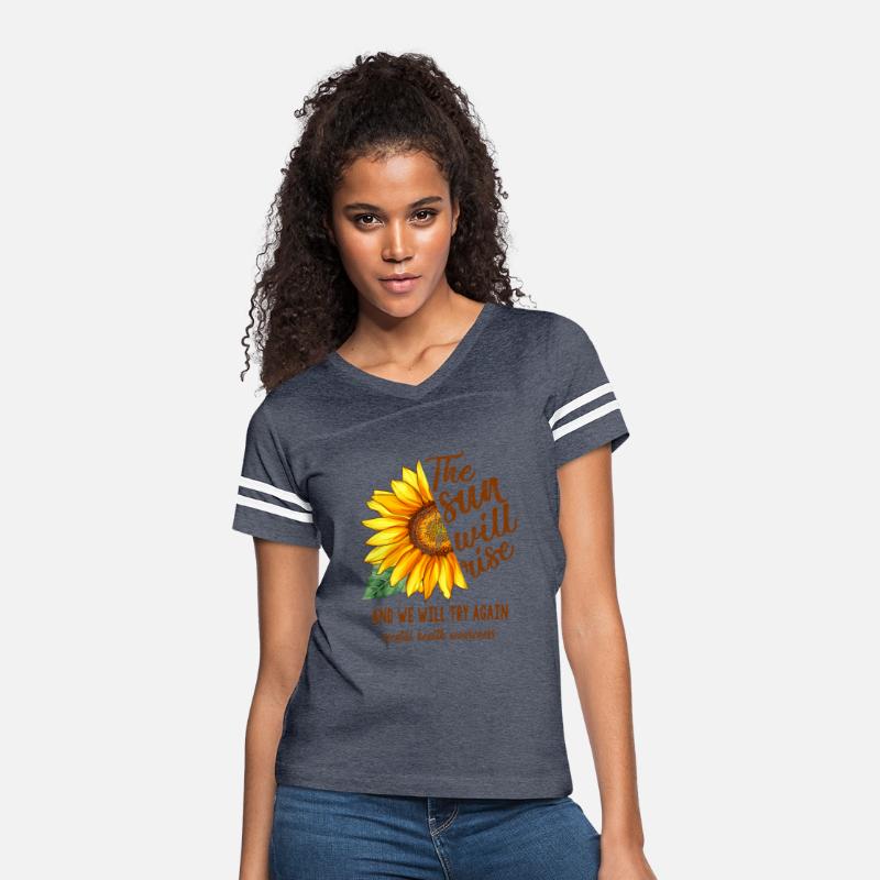 Mental Health Awareness Sunflower Sun Will Rise
