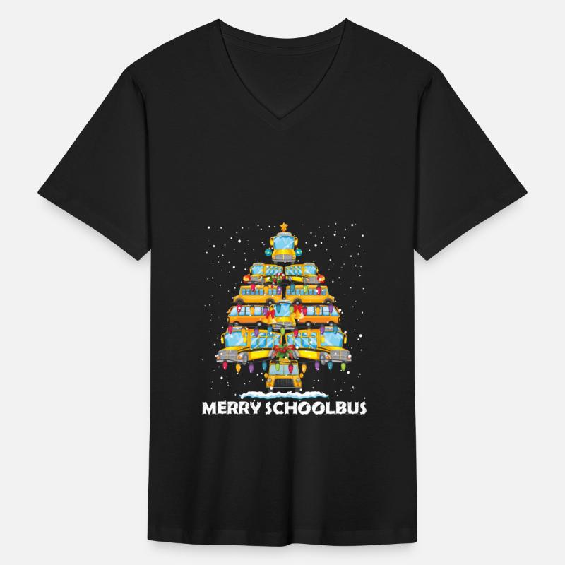 Merry Schoolbus Funny School Bus Driver Christmas