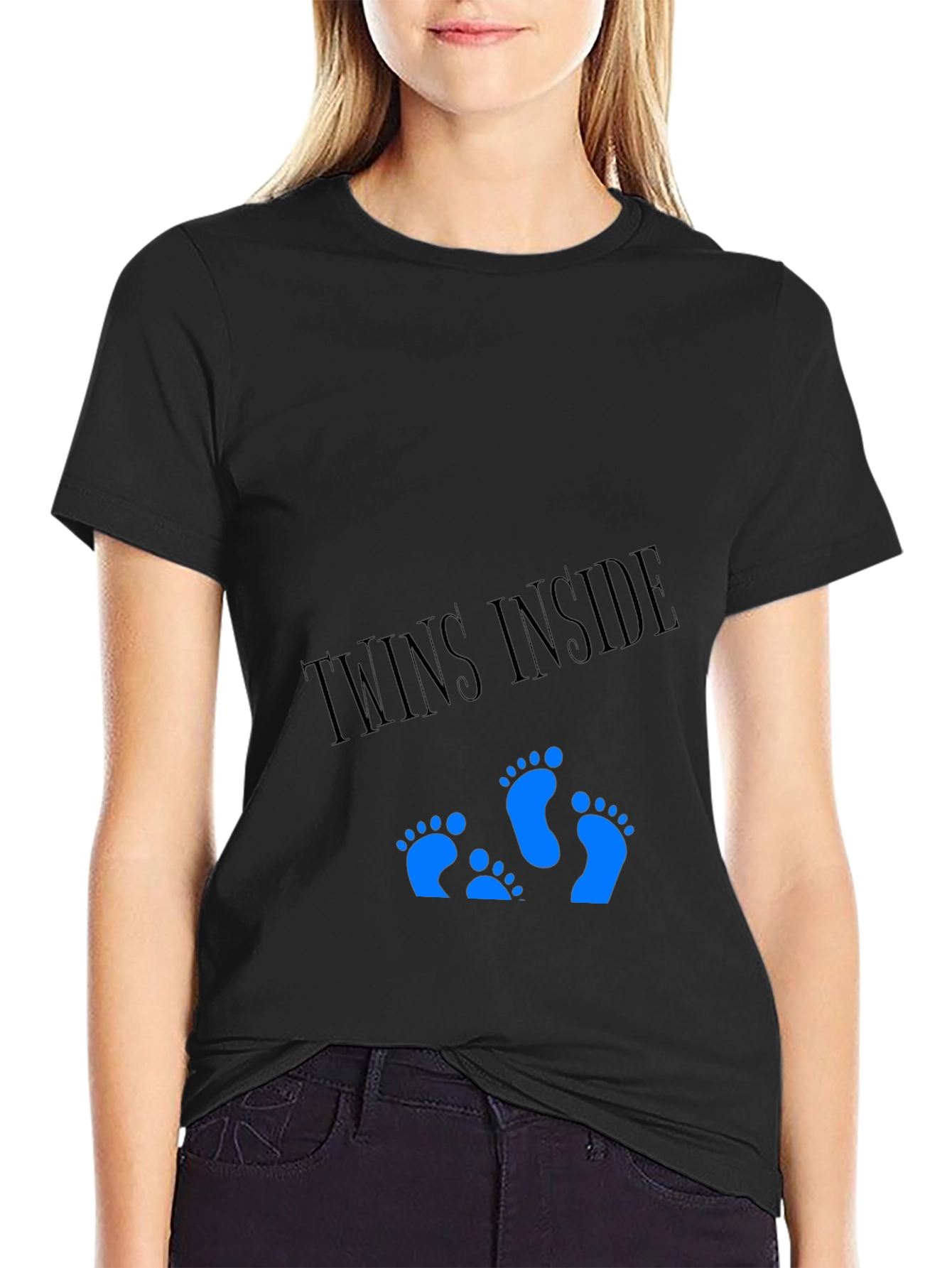 Twins Inside T-Shirt - Expecting Dad Tee
