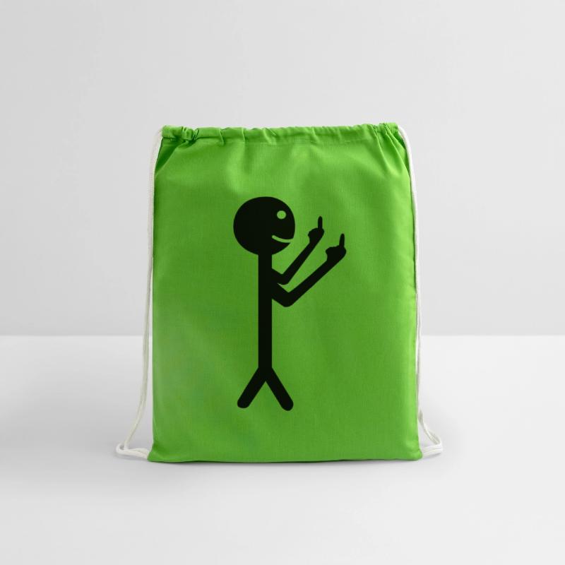 Middle Finger Stink Finger Stick Figurine