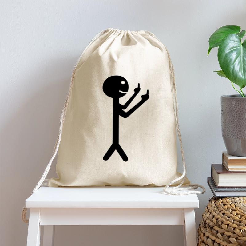 Middle Finger Stink Finger Stick Figurine