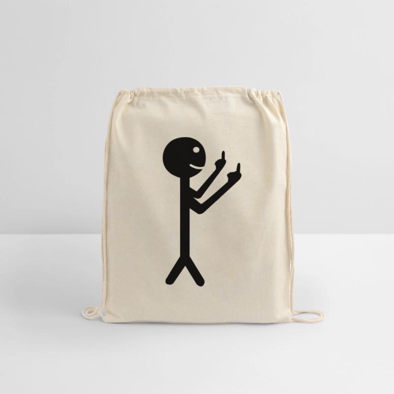 Middle Finger Stink Finger Stick Figurine