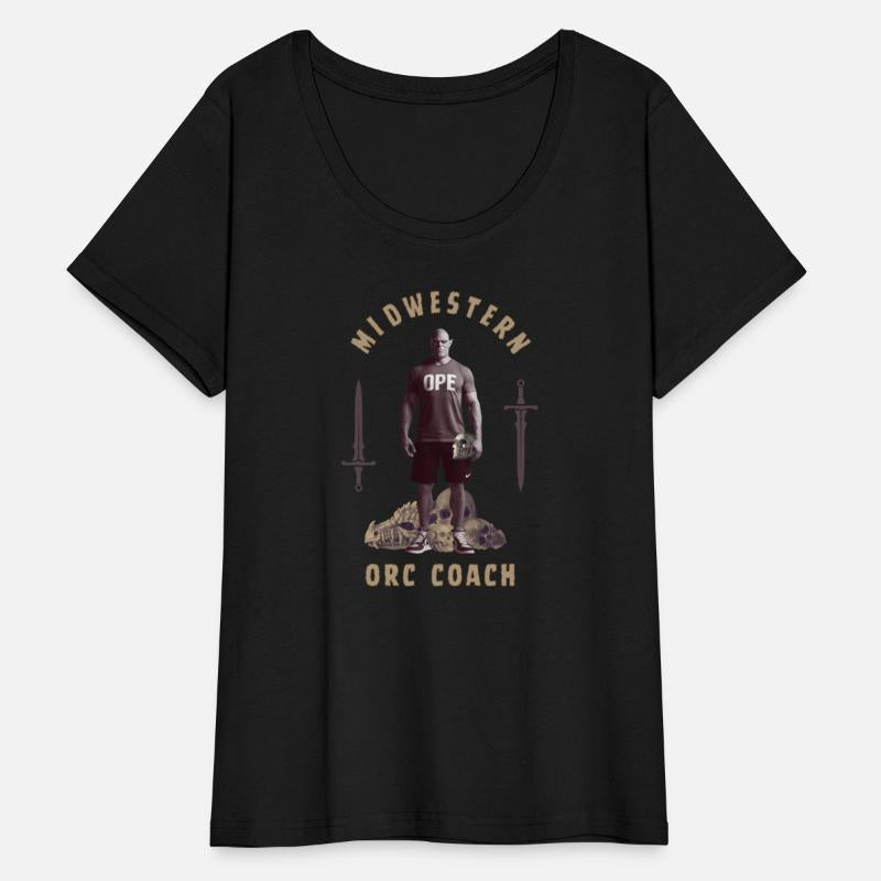 Midwestern Orc Coach Funny Fantasy Gym Shirt