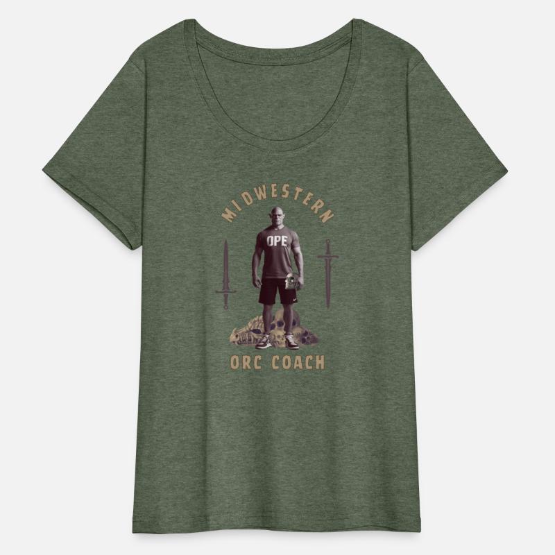 Midwestern Orc Coach Funny Fantasy Gym Shirt