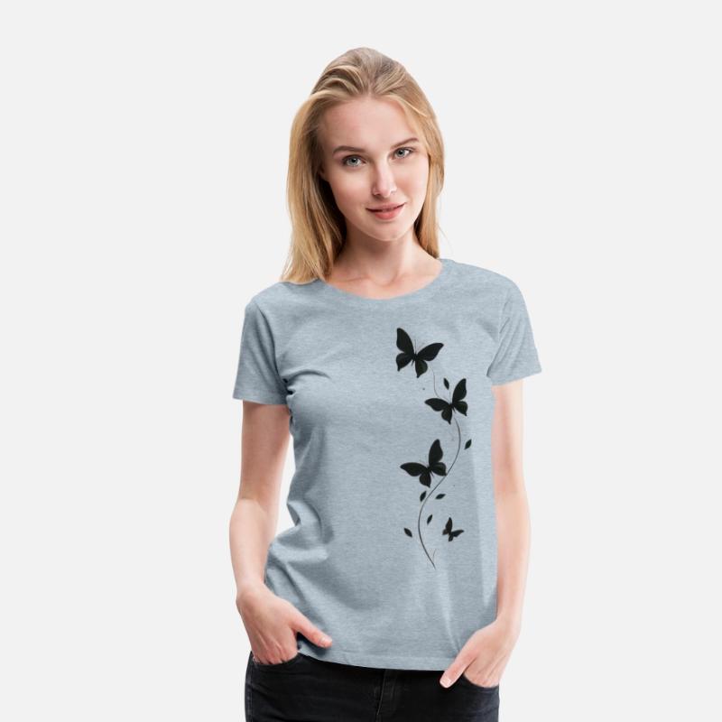 Minimal Butterfly Tattoo Style Artwork