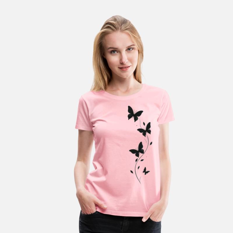 Minimal Butterfly Tattoo Style Artwork