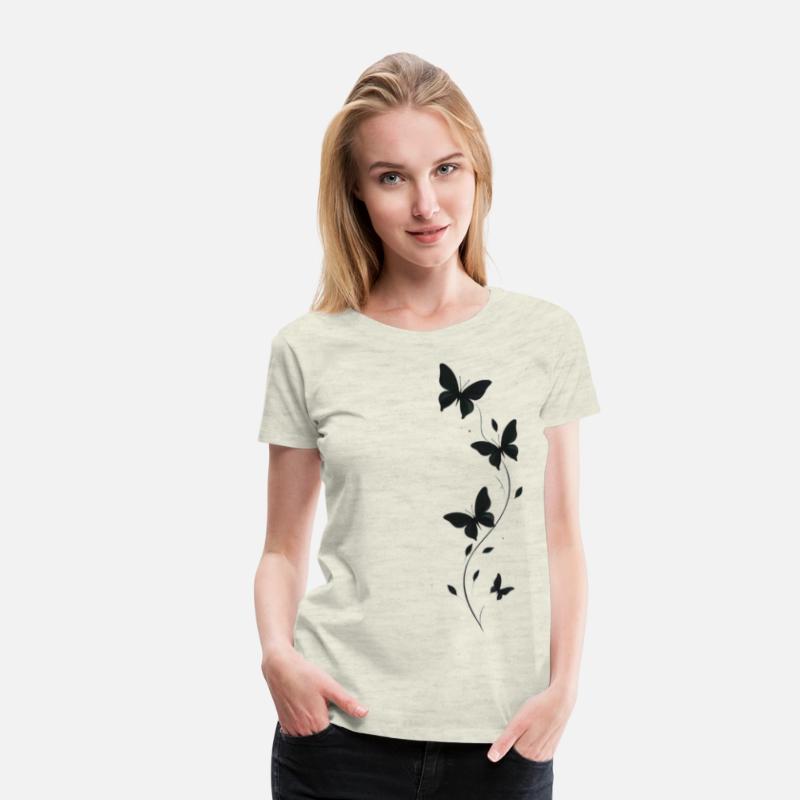 Minimal Butterfly Tattoo Style Artwork