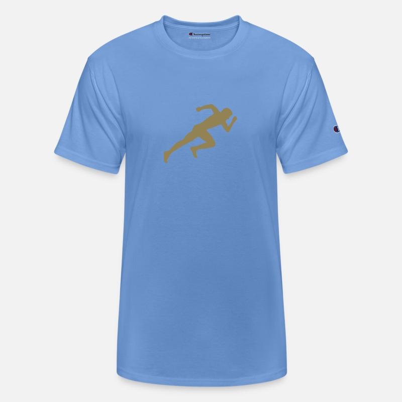 Minimalist silhouette sprinter sprinting running