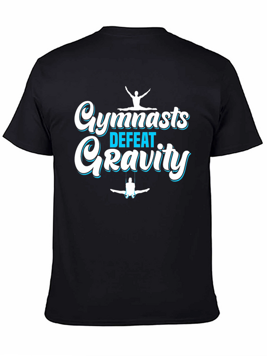 Gymnastics Defeat Gravity Black T-Shirt
