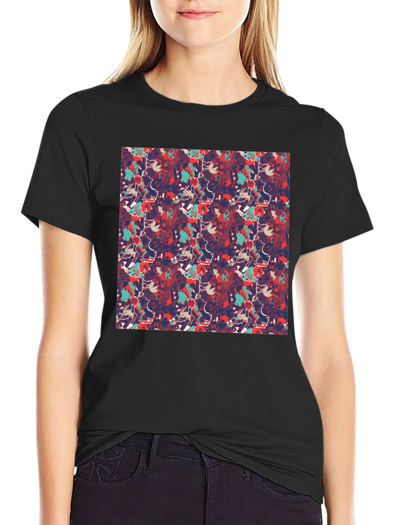 Abstract Pattern T-Shirt | Unique Graphic Tee