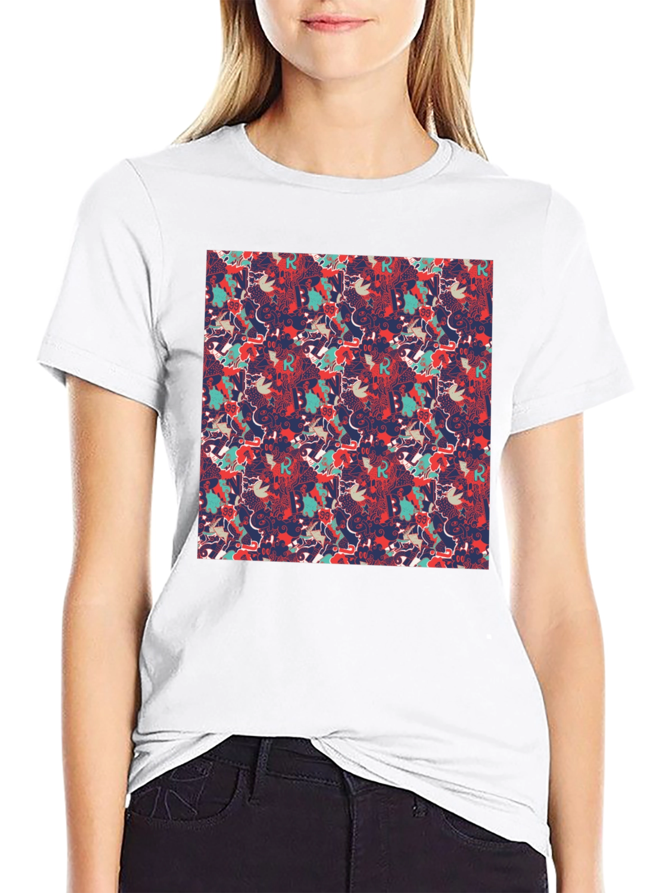 Abstract Pattern T-Shirt | Unique Graphic Tee